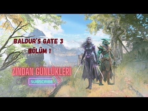 Baldur's Gate 3 | Drow Ranger & Dragonborn Sorcerer  Maceramız | Çift Oyunculu Kaos Başlasın!